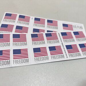 2023 Forever Stamps US. Flags 50 Booklets (1000 Stamps)